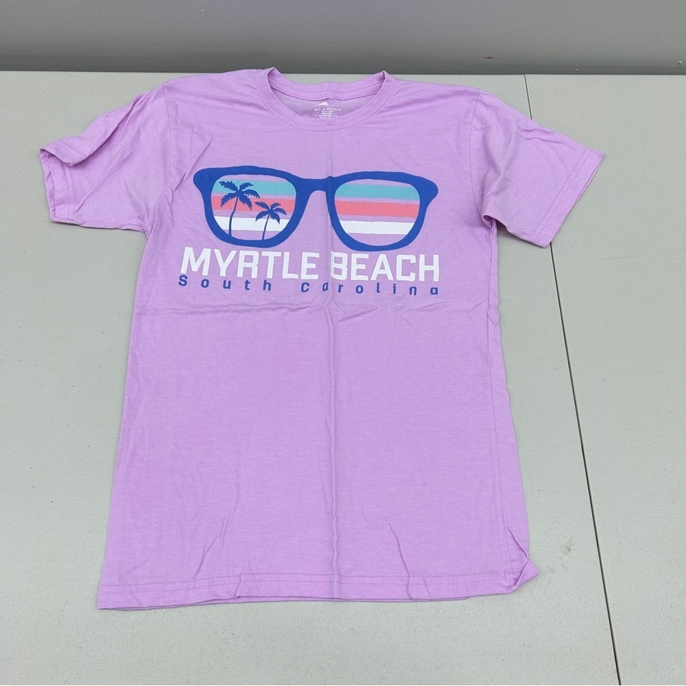 Coastals well apparel Myrtle Beach Purple T-Shirt size small